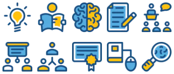 School and Education Icon-Paket