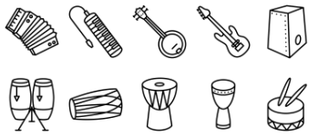 Music Instruments icon pack