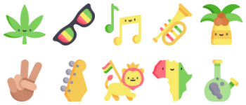 Reggae icon pack