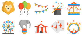 Circus jeu d'icônes