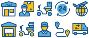 Global Logistics 아이콘 팩