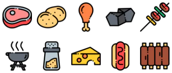Bbq icon pack