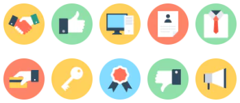 Business, Office and Internet Icon-Paket