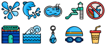 Water Park icon pack