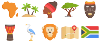 Africa 아이콘 팩