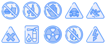 Warning Signs Icon-Paket