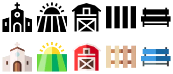 In the village icon pack