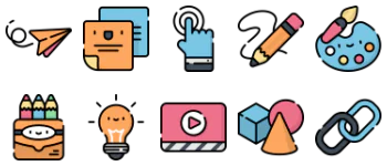 Design jeu d'icônes