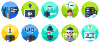 Большие данные набор иконок