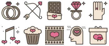 Valentines Day pacote de ícones