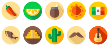 Mexico icon pack
