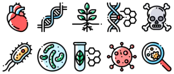 Biology paquete de iconos