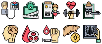 Health Checkups gói biểu tượng