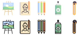 Artist Studio icon pack