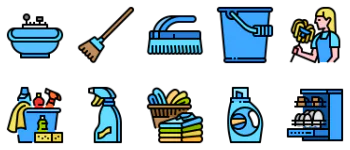 Cleaning icon pack