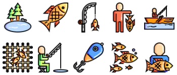 Fishing gói biểu tượng