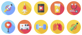Health gói biểu tượng