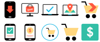 Shopping & Ecommerce 아이콘 팩