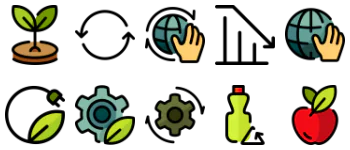 Ecopack paquete de iconos