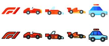 Formula 1 icon pack