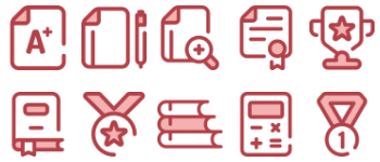School elements icon pack
