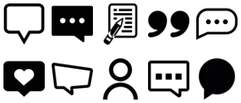 Выступления набор иконок