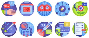 Biotechnology icon pack