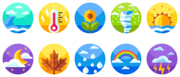 Weather набір іконок