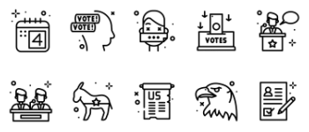 US Elections icon pack