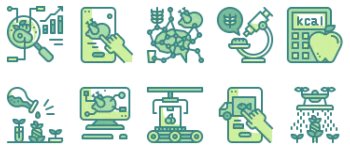 Food Technology gói biểu tượng