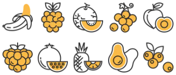 Fruit Icon-Paket