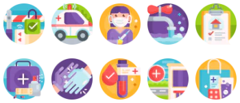 Quarantine pakiet ikon