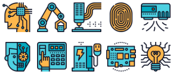 Robotics paquete de iconos