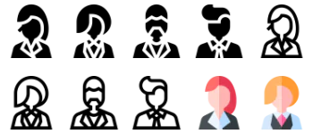 Business Avatars icon pack