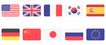 International flags アイコンパック