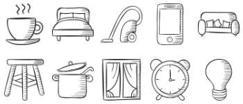 Home Stuff pakiet ikon