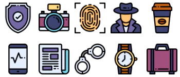 Private Detective icon pack