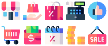 Sales pacote de ícones