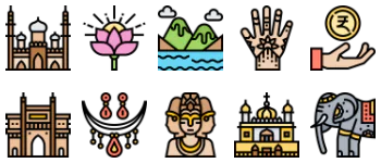 India paquete de iconos