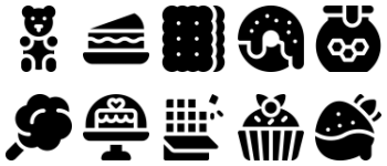 Dessert And Candies icon pack