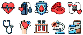 Blood Donation icon pack
