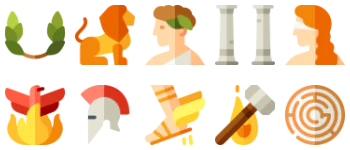 Greek Mythology набір іконок