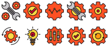 Gear icon pack