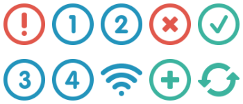 Control jeu d'icônes