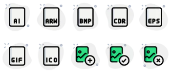 Images Files icon Set icon pack