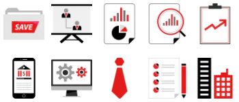 Бизнес и стартапы набор иконок