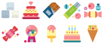 Sweet and Candies icon pack