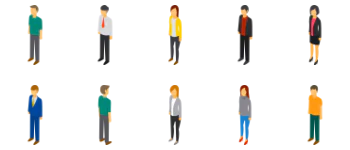 Люди набор иконок