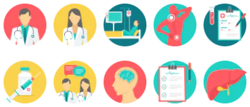 Медицинский набор иконок