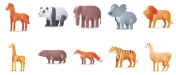 Animals paquete de iconos